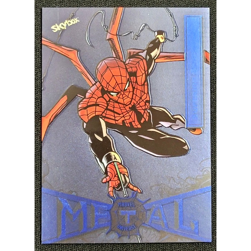 2022 UPPER DECK MARVEL METAL UNIVERSE SPIDER-MAN SUPERIOR SPIDER-MAN NEON BLUE - Picture 1 of 2